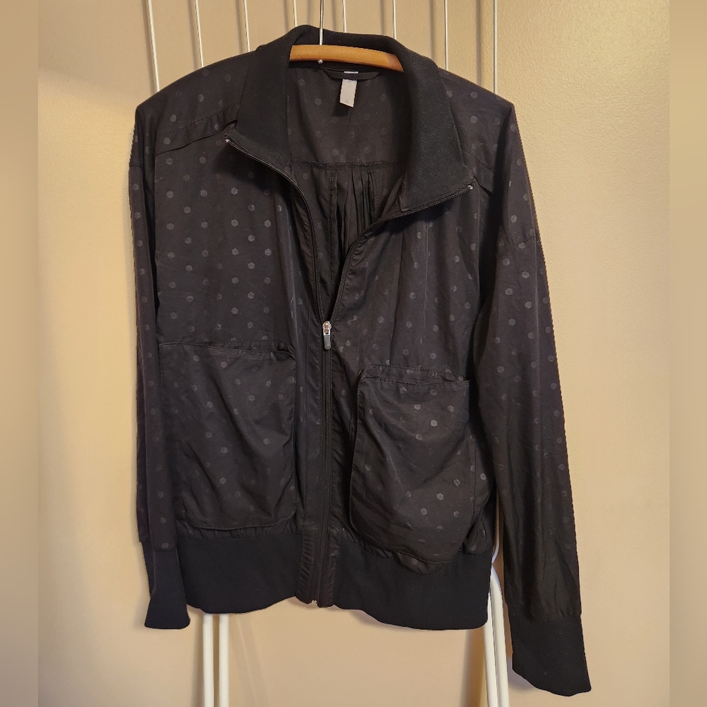 GAP Black Bomber Track Jacket